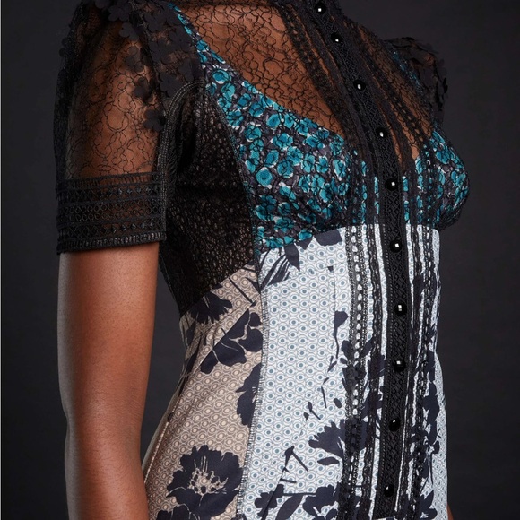 BYRON LARS In Earnest Victorian Sheath Dress NWT 4 SOLD OUT - Picture 4 of 8